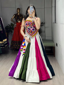 Colorful Navratri Lehenga Choli for Garba Nights