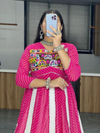 Traditional Embroidered Gown Style Lehenga Choli