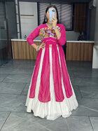 Traditional Embroidered Gown Style Lehenga Choli
