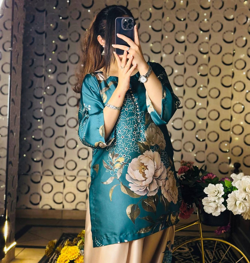 Trendy Floral Printed Salwar Suit for Women