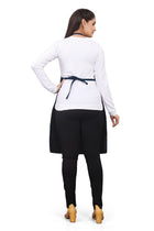 Navy Blue Unisex Kitchen Apron Single Side Protection