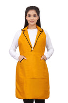 Mustard Yellow Combo 2 Sleeveless Women’s Overcoat Apron