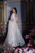 Premium Faux Georgette Lehenga with Thread and Sequins Embroidery  Heavy Flair Semi Stitched Lehenga