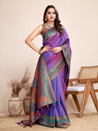 Deep Pink Jacquard Saree with Pure Zari Work  Vibrant Weaving Bridal & Traditional Look