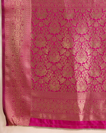 Pure Pink Silk Saree with All Over Weaving Rich Pallu  Wedding & Festive Look