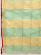 Green Kota Doriya Soft Silk Saree Semi Cotton Saree for Wedding and Festive Wear