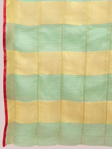 Green Kota Doriya Soft Silk Saree Semi Cotton Saree for Wedding and Festive Wear