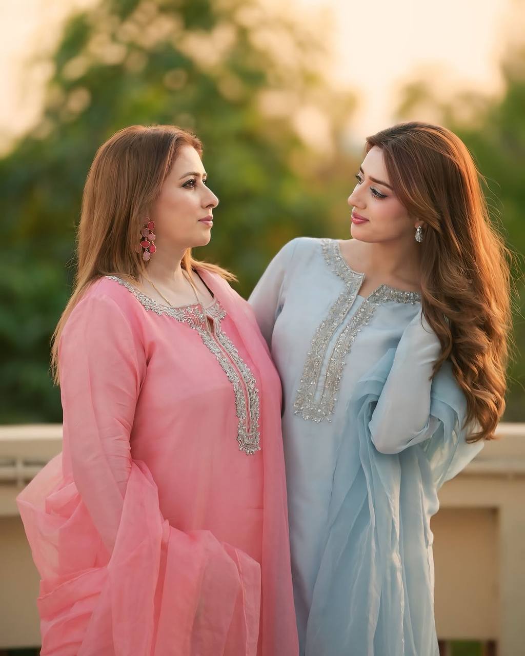 Pastel Salwar Suit Trio Yellow, Peach Pink & Sky Blue Ethnic Sets for Women 3 in 1 Combo