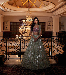 Pink-Silver Premium Georgette Lehenga with Wiring Work and 8.3 Mtr Flair  Fully Stitched