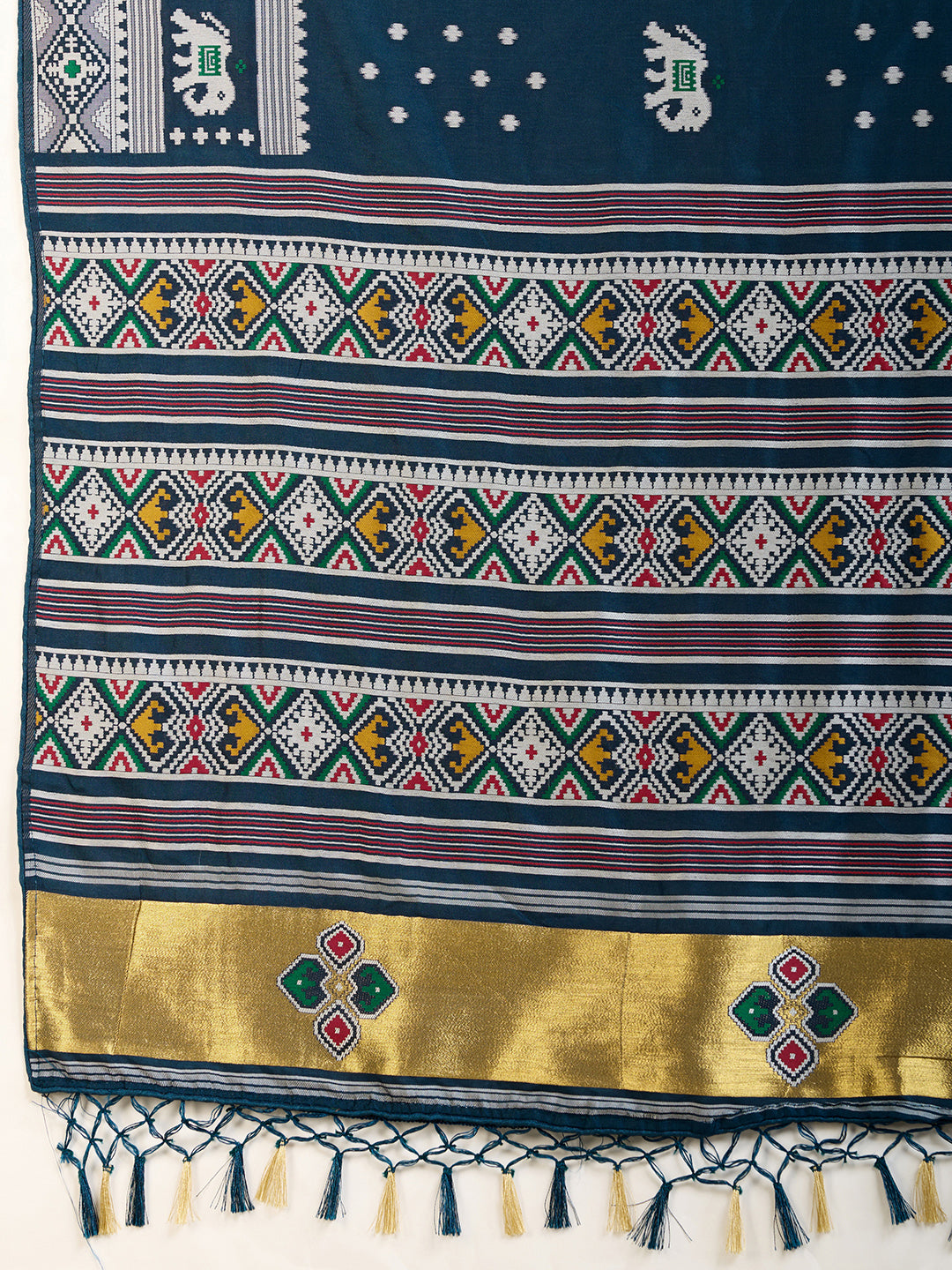 Pure Blue Silk Saree with Meena Kari Weaving  Rich Pallu  Festive  Wedding Special