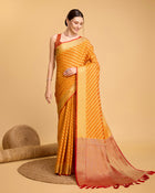 Pure Patola Silk Saree with Contrast Meenakari and Tassel Pallu Traditional Designer Saree