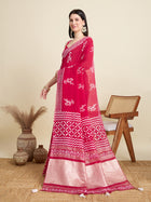 Semi Ink Cotton Saree with Sequence Weaving  Jari Pallu Printed Design with Blouse